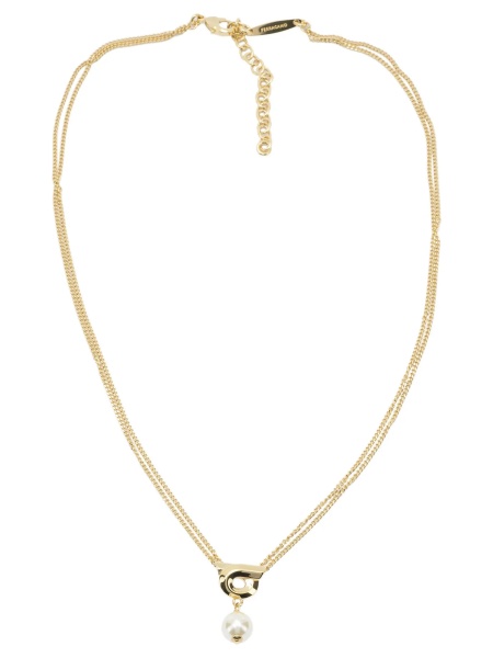 Bijuterii "Gancini" necklace with pearl