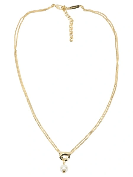 Bijuterii "Gancini" necklace with pearl