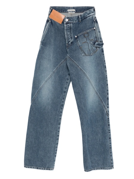 Blugi drepti JW Anderson albastri