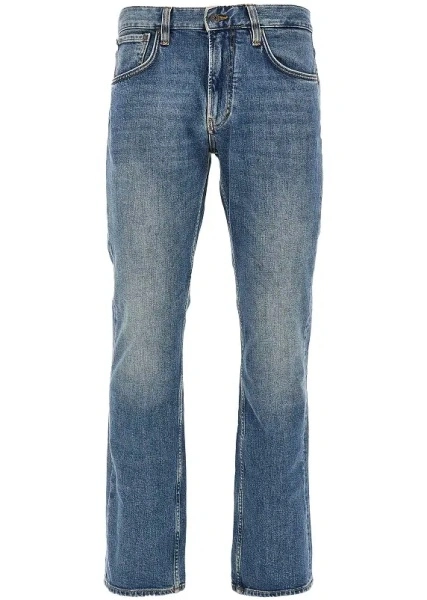 Blugi Emporio Armani albastri din denim