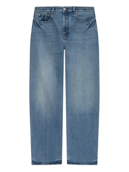 Blugi evazati JACQUEMUS albastri