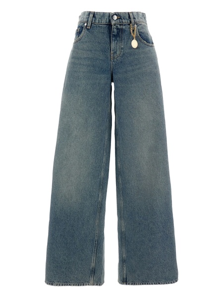 Blugi evazati Stella McCartney albastri