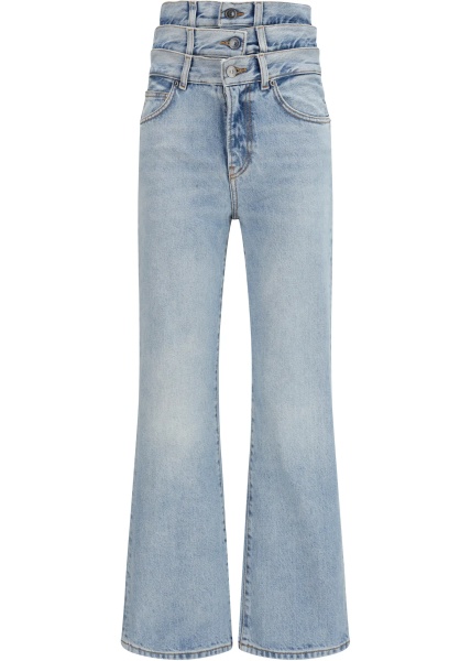 Blugi Flared Jeans with triple-layer waist detail