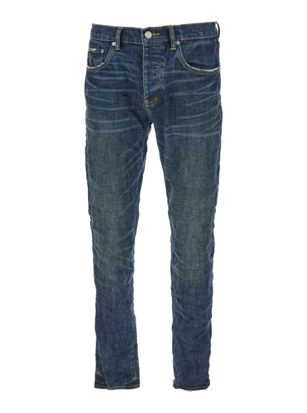 Blugi PURPLE BRAND albastri din denim