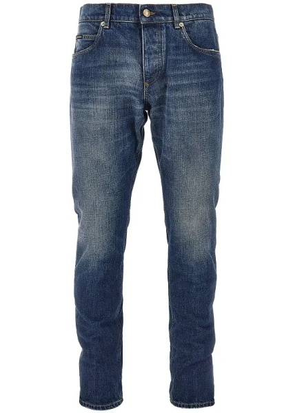 Blugi Regular Fit jeans with logo plate