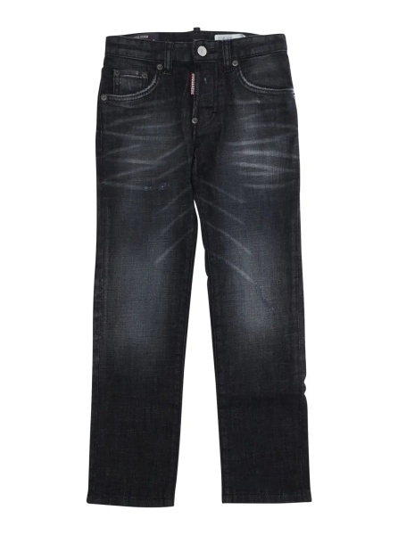 Blugi UNISEX STANISLAV JEAN with elastane and black cotton unisex