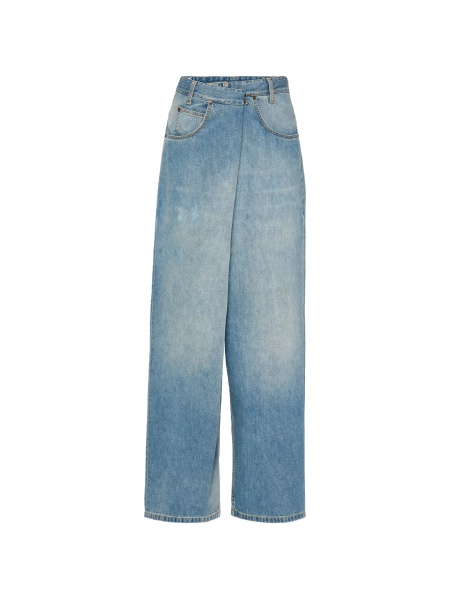 Blugi "Wrap" Wide-Leg Jeans