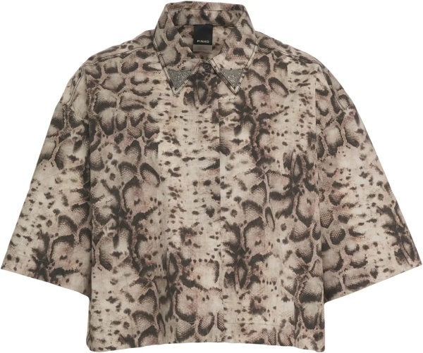 Bluza Blouse with phyton print 'Pescara'