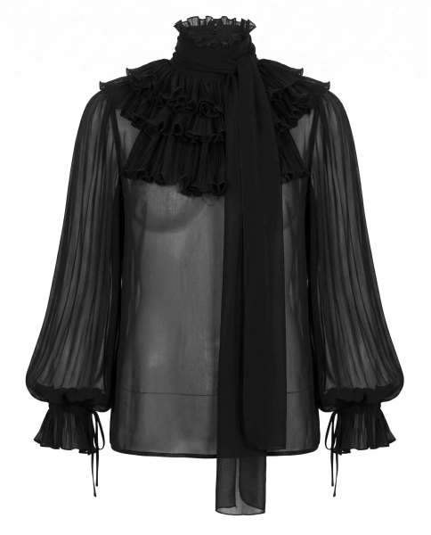 Bluza Blouse with ruffle details