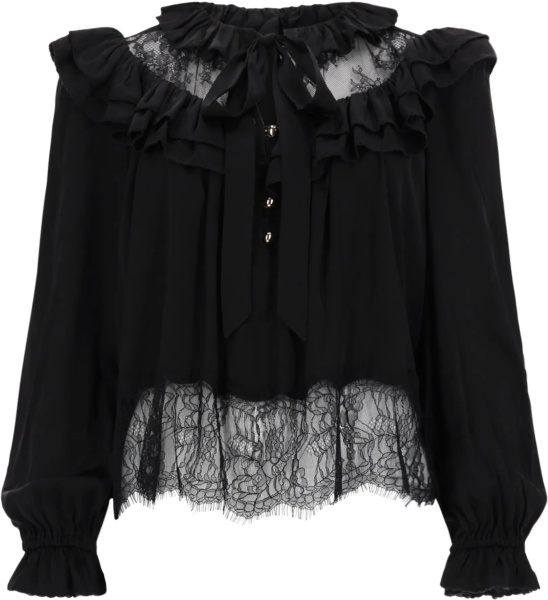 Bluza Blue In Lace.