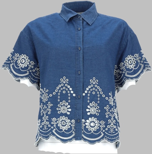 Bluza Camicia "Clementine" In Chambray