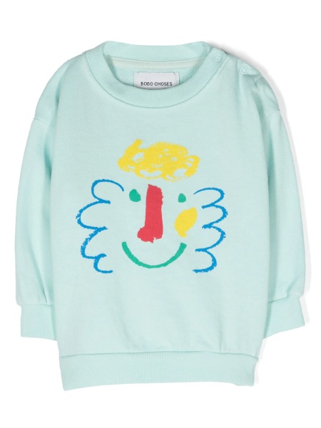 Bluza de trening Bobo Choses albastra