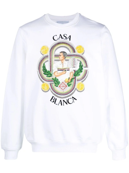 Bluza de trening Casablanca alba