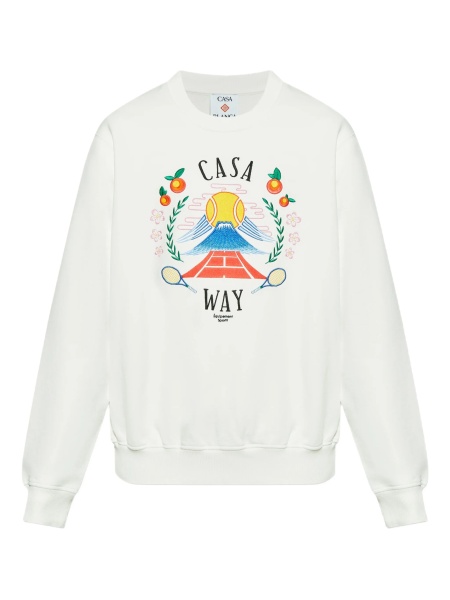 Bluza de trening Casablanca alba