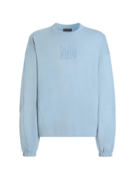 Bluza de trening Dolce & Gabbana albastra
