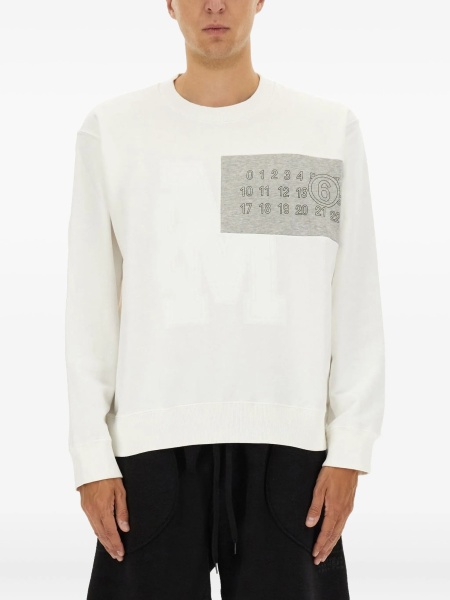 Bluza de trening MM6 Maison Margiela alba