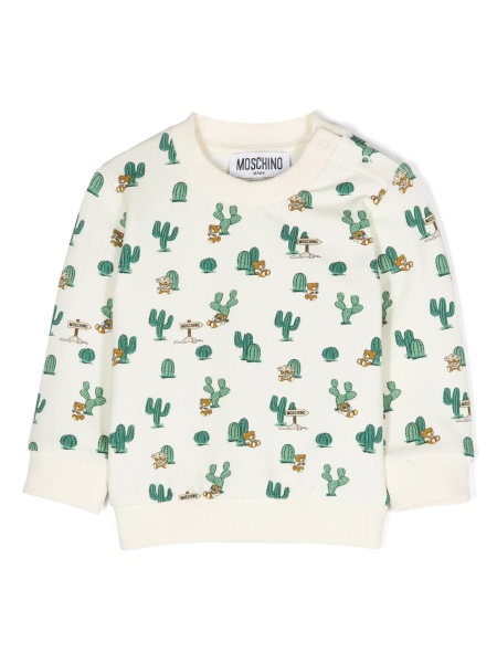 Bluza de trening Moschino alba