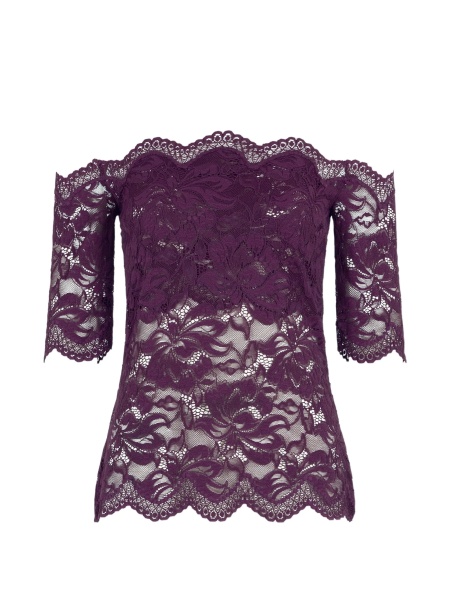 Bluza RABANNE violet din poliamida si elastan