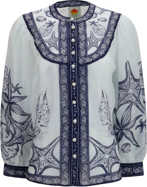Bluza Seaside print Blouse