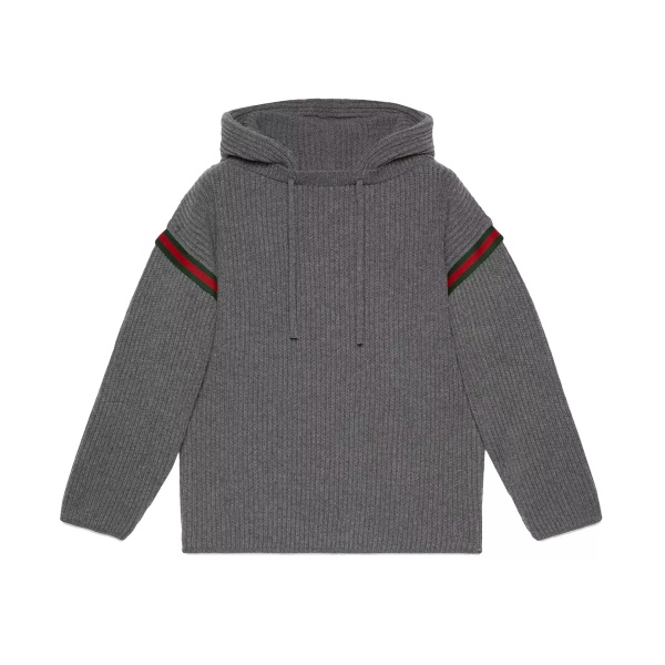 Bluza trening Gucci Wool Zipped Sweatshirt