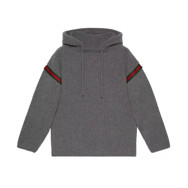 Bluza trening Gucci Wool Zipped Sweatshirt
