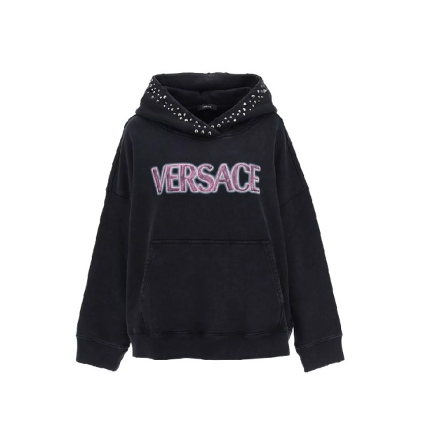 Bluza trening Versace Cotton Logo Sweatshirt