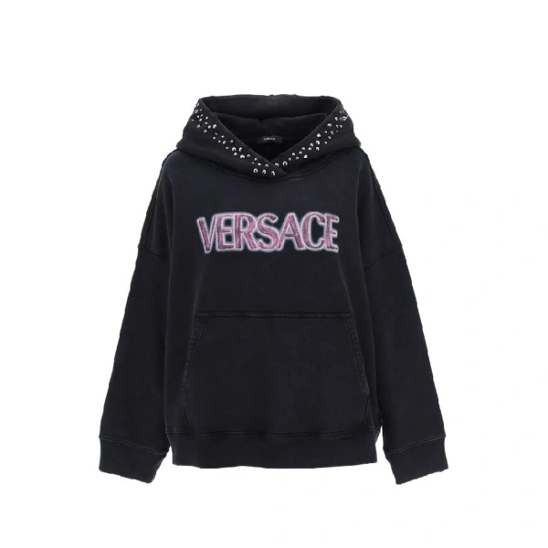 Bluza trening Versace Cotton Logo Sweatshirt