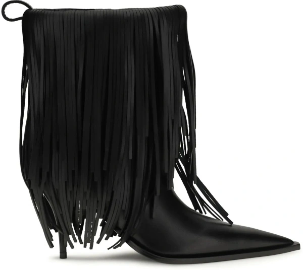 Bocanci Avenue Fringe Ankle Boots