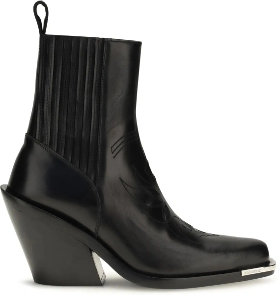 Bocanci casual RABANNE negri din piele