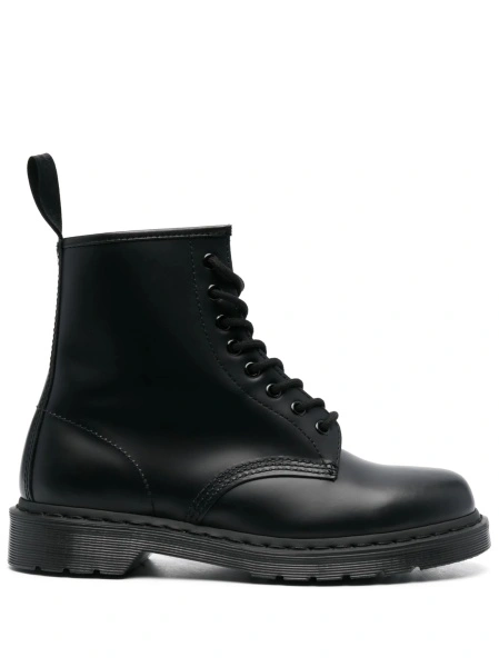 Bocanci Dr. Martens negri din piele