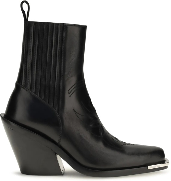 Bocanci Leather cowboy Ankle Boots