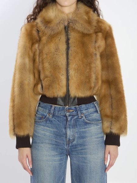 Bomber Bomber Jacket In Shearling