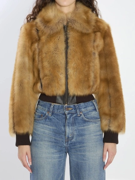 Bomber Bomber Jacket In Shearling