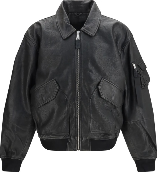 Bomber CWU-36/P leather UV Bomber Jacket