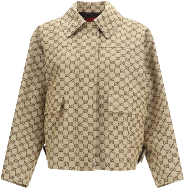Bomber GG Canvas bomber Jacket