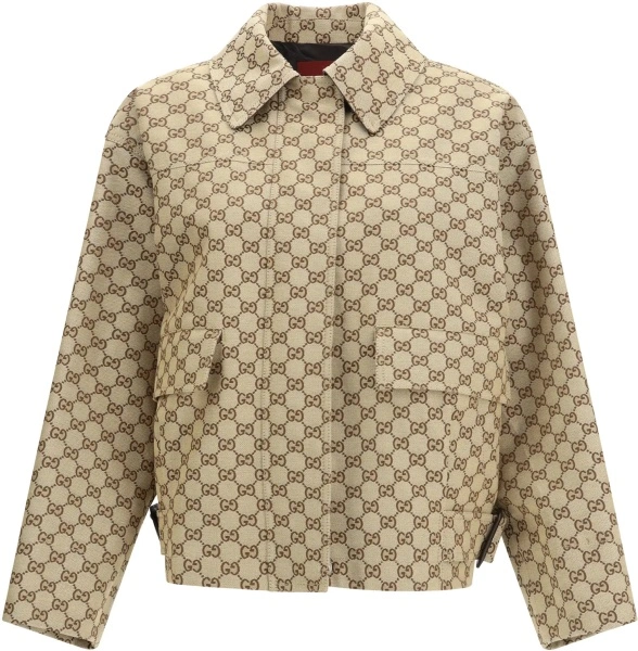 Bomber GG Canvas bomber Jacket