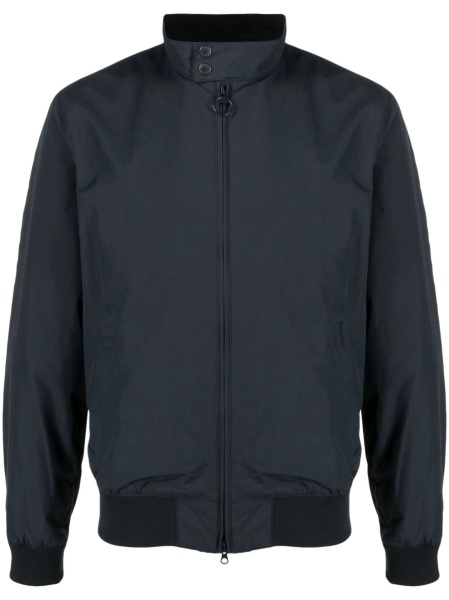Bomber jacket Barbour neagra din bumbac si poliamida