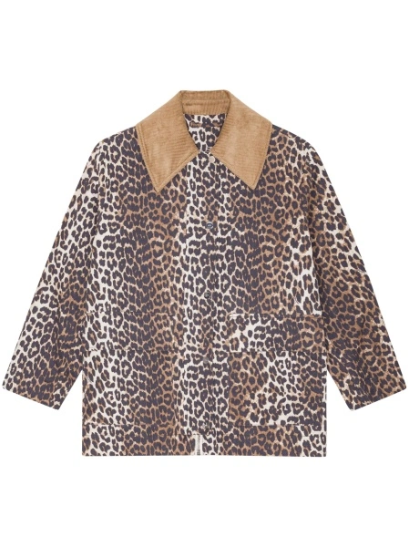 Bomber jacket Ganni maro