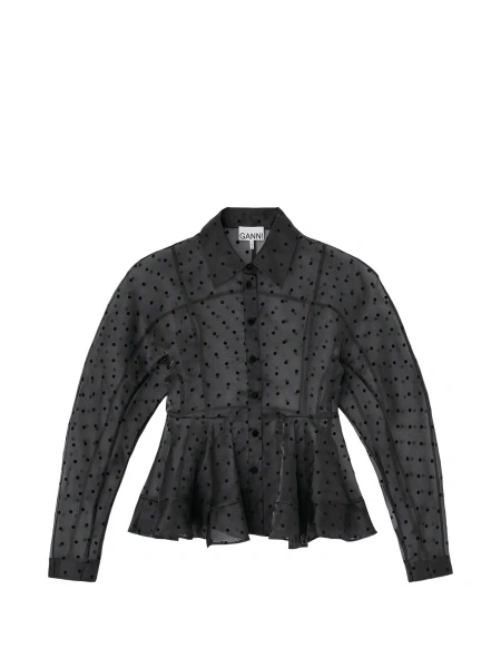 Bomber jacket Ganni neagra