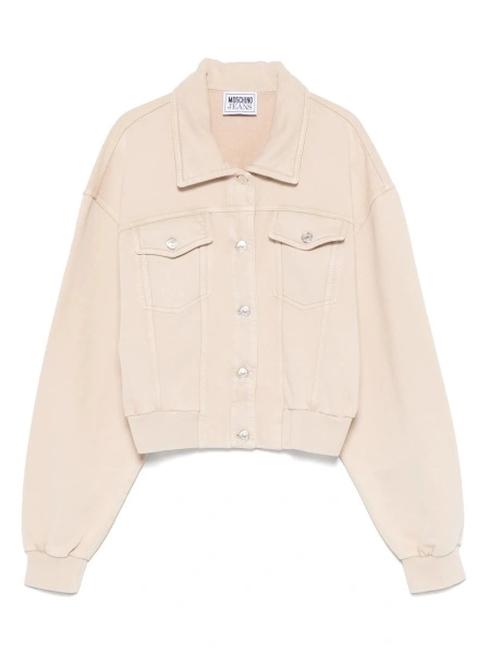 Bomber jacket MOSCHINO JEANS neutra