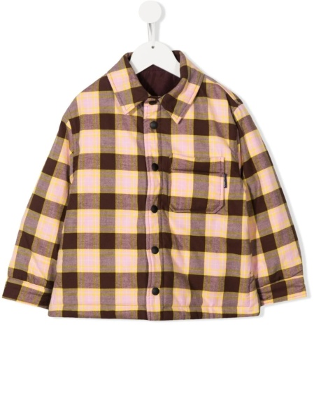 Bomber jacket Palm Angels roz din bumbac