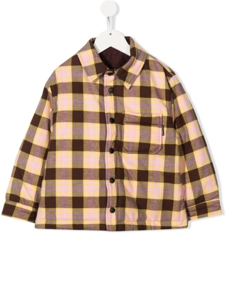 Bomber jacket Palm Angels roz din bumbac