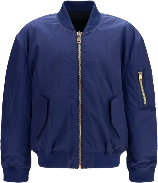 Bomber Nylon Bomber Jacket with embroidered back logo