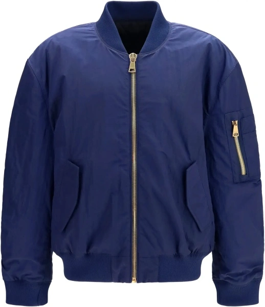 Bomber Nylon Bomber Jacket with embroidered back logo