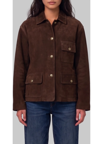 Bomber Rosia Gritty Suede Jacket