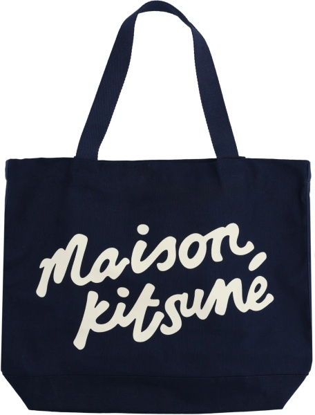 Borseta MAISON KITSUNÉ Tote Bag With Writing