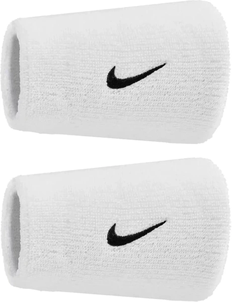 Bratari Swoosh Classic Double Wide Wristbands 2PK