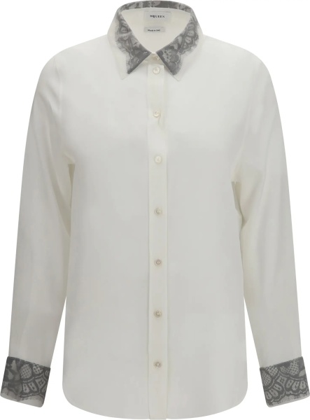 Camasa casual Floral lace detail Shirt