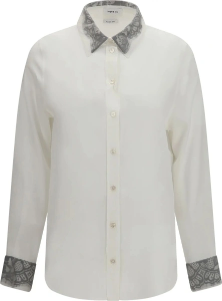 Camasa casual Floral lace detail Shirt