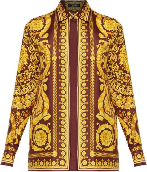 Camasa casual Printed silk Shirt